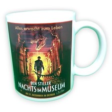 Tasse Nachts im Museum Kaffeebecher Becher Henkel Cine Star Ben Stiller Sammler