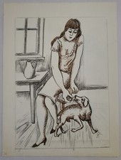 Zeichnung tinte sepia portrait - zeichnung,