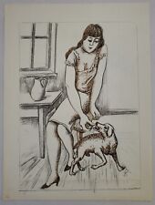 Zeichnung Tinte Sepia Portrait