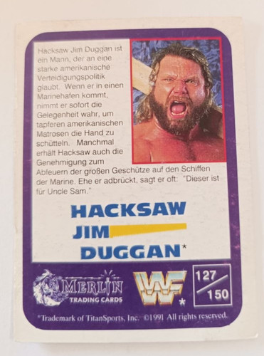 Wwf wrestling sammelkarte - wrestling, nr