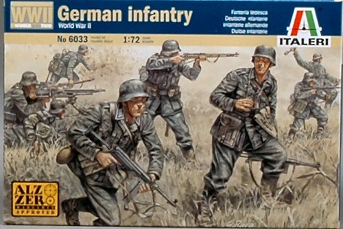 Italeri german infantry kit - infantry,