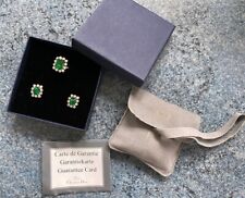 Christian Dior Vintage Ring & 2 Ohrclips, 3 tlg Schmuckset, mit Original Beutel