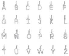 Buchstaben anhänger 3mm - buchstaben, anhänger,