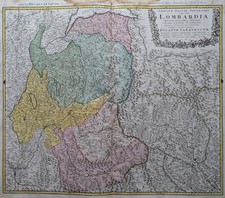 Savoyen Savoia Savoie Kupferstich Landkarte, Original, 1749 Homann Erben