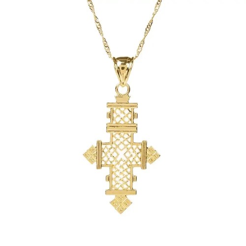 24k goldfarbene äthiopische - goldfarbene,