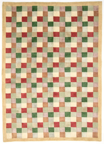 Modern carpet hand knotted