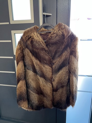 Echter nutria damen pelzmantel - echter,