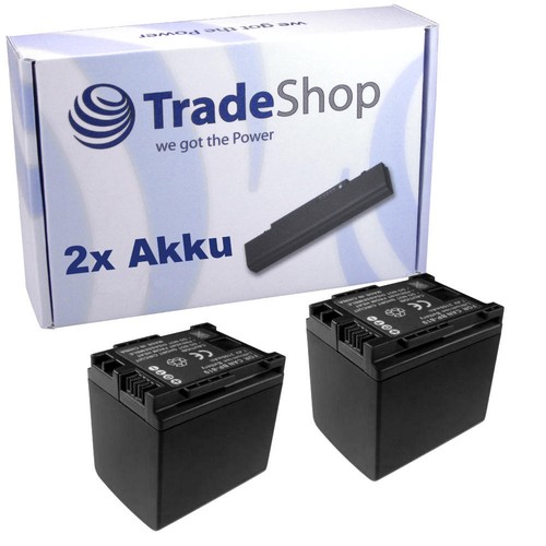 Akku 2100mah für canon - 2x,