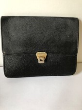 Abendtasche Clutch aus Fohlenfell Schwarz