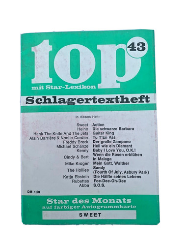 Top schlagertextheft 43 - nr.,