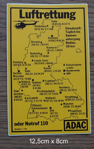 Aufkleber 1979 adac - 1979,