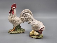 2x Goebel Figur Hahn Huhn Küken Rooster Bauernhof Figur 15 cm
