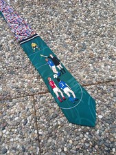 Vintage Fußball Krawatte 80er