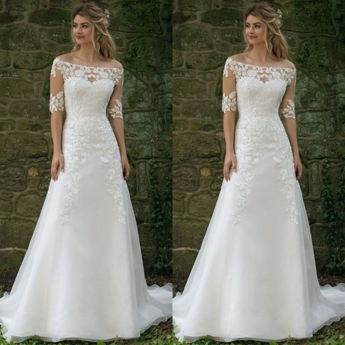 Off schulter brautkleider - off,