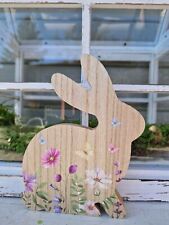 Osterdeko Hase Osterhase Holz