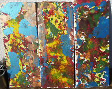 Bilder drei Stück selbst gemalt individuell kombinierbar, auf Leinwand