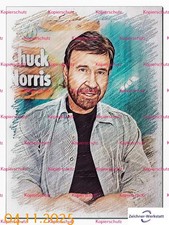 Chuck Norris--5379,-- 1x Druck, 1 x Schlüsselanhänger, 1 x Postkarte