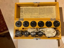 Original Carl Zeiss Jena Mikroskop-Objektiv- und Okularsatz