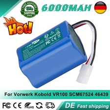7.4V 6000mAh Akku Für Vorwerk Kobold VR100 Li-ion PN 46439 SCM67524 SCM61932