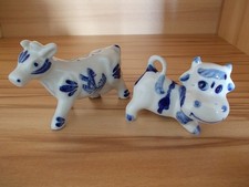 Delft Kühe zwei Keramik