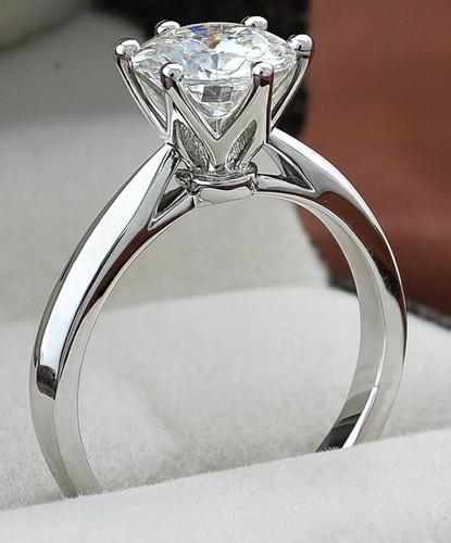 Diamant ring gold - diamant, grown