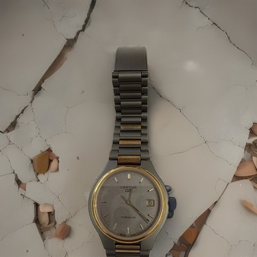 Certina titanium vintage - certina, titanium,