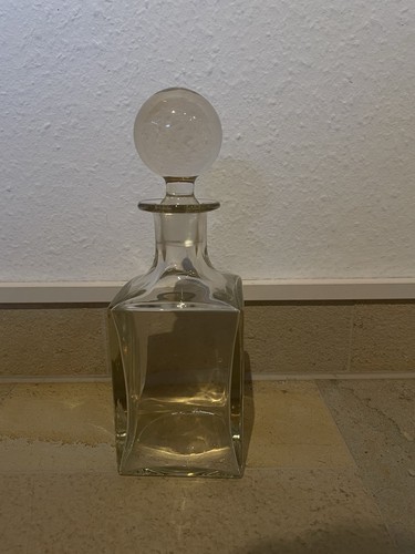 Karaffe glas hochwertig - -,