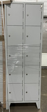 Classico Spind Fächerschrank 10 Fächer Stahlspind 61x50x180 cm 527-1022