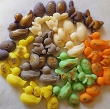 OSTERN, MUTTERTAG, LUXUSKERZE GESCHENK HANDGEFERTIGT, GEFALLEN, HOCHZEIT, GEBURTSTAG, DEKORATION