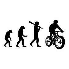 2x BIKER EVOLUTION - Aufkleber