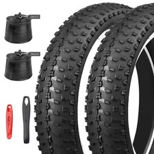 2er-Pack 20/24x3.0 Zoll E-Bike Reifen Fahrradmäntel Plus 2er-Pack Schlauch AV...
