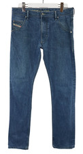 DIESEL Krooley Regular Slim-Carrot 0801U Jeans Herren W32/L32 Zip Fly Pockets
