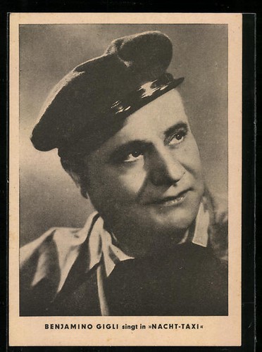 Opernsänger benjamino gigli - benjamino,