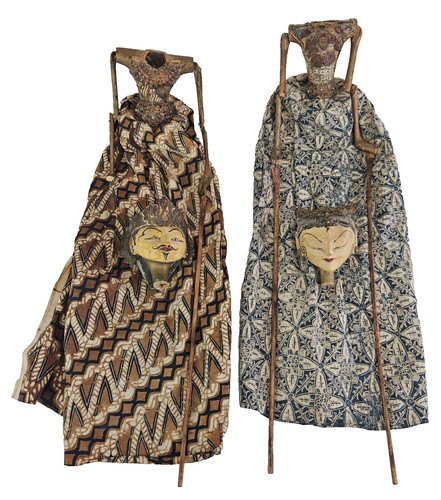 Vintage indonesische wayang - vintage,