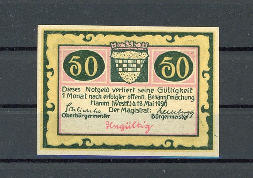 Hamm pfennig notgeld - 50,