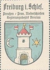 Freiburg in Schlesien  / Reklamemarke Kaffee Hag - Wappen - Ortswappen (1)