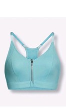 wäschepur Vorderverschluss-BH Bügellos Unterwäsche aquamarin Gr. 90 (Cup-A) NEU