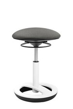 Bürohocker Arbeitshocker Drehstuhl Hocker Topstar Sitness Bob weiß hellgrau