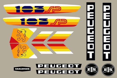 Peugeot 103 racer - sp, decal