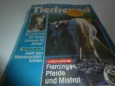 Tierfreund 9 August 1990 Katze Pferd Falmingos Mistral