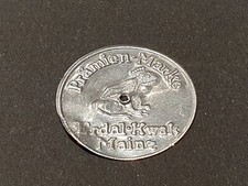WERTMARKE: Brakteatenförmige Prämien-Marke. "FROSCH". ERDAL-KWAK MAINZ