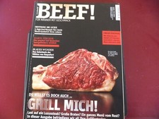 BEEF !  ZEITSCHRIFT-FÜR MÄNNER MIT GESCHMACK-GRUNER & JAHR Nr 3/2013 "GRILL MICH