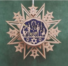 Fensterbild beleuchtet