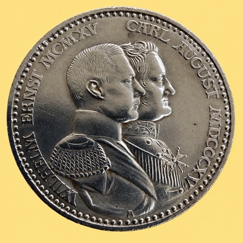 Sachsen weimar mark 1915 - sachsen-weimar, 3