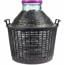 Gärballon mit Kunststoffkorb