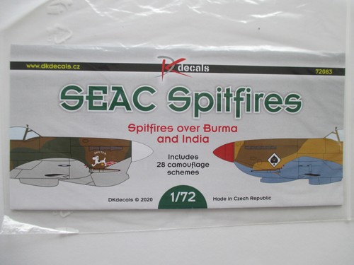 Spitfire decalbogen 1 72 - , 1:72