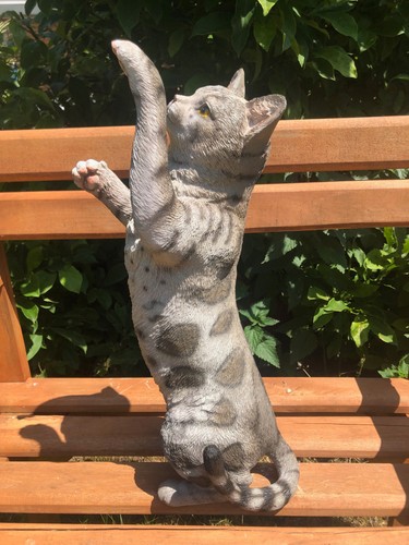 Katze figur garten deko - katze,