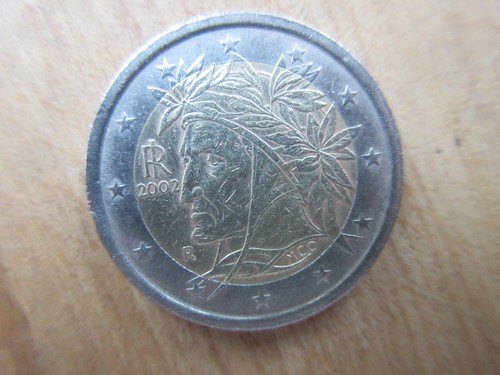 Euro münze italien dante - italien,