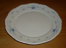 Mitterteich Bavaria 1 Kuchenteller, Frühstücksteller, blaues Blumendekor