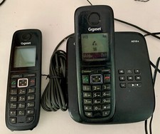 Gigaset A510A schwarz und A510 Mobilteil Telefon Festnetz Station TOP